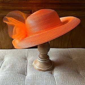 Derby Hat Like New - Orange